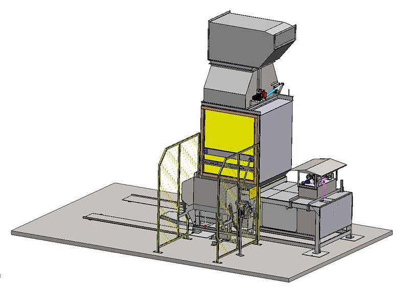 PP1530 sous aspiration chargement par lève conteneur